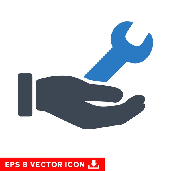Serviço de chave vetor de mão ícone Eps — Vetor de Stock