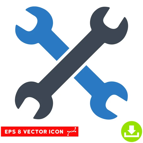 Wrenches Vector Eps Icon — Stock Vector