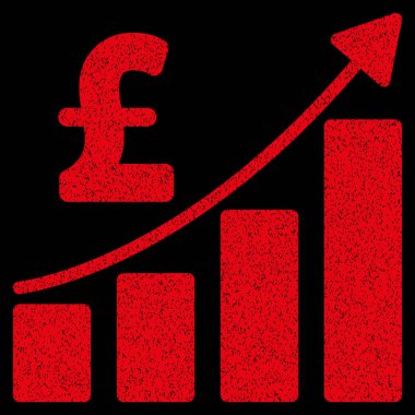 Lirası mali çubuk grafik grenli doku simgesi