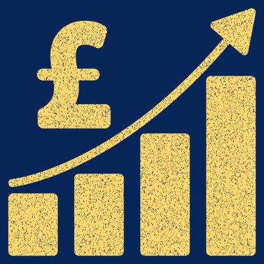 Lirası mali çubuk grafik grenli doku simgesi