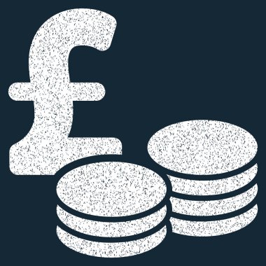 Lirası paraları grenli doku simgesi