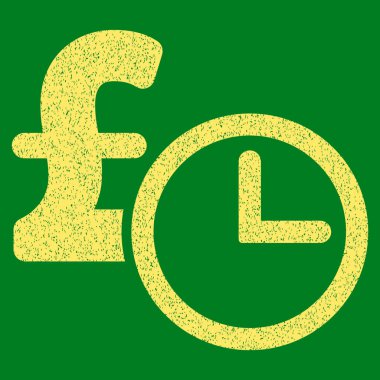 Pound kredi grenli doku simgesi