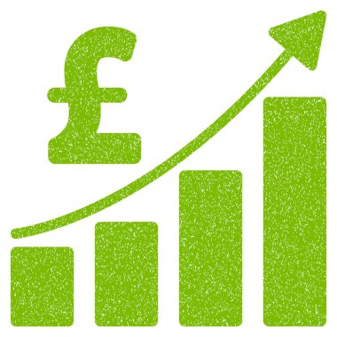 Lirası mali çubuk grafik grenli doku simgesi