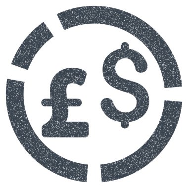 Lirası ve Doları Döviz Alım diyagramı grenli doku simgesi