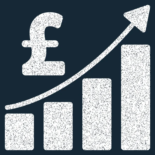Lirası mali çubuk grafik grenli doku simgesi