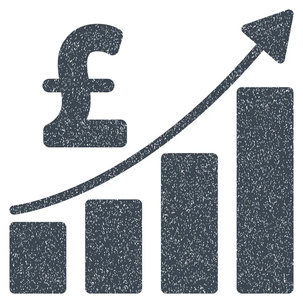 Lirası mali çubuk grafik grenli doku simgesi