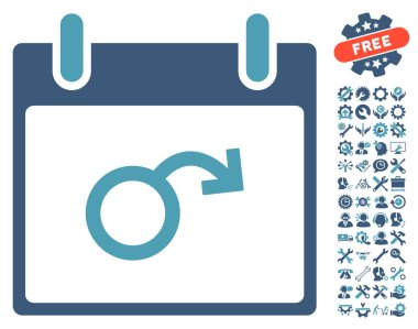 İktidarsızlık takvim gün vektör simge Bonus ile