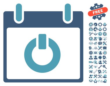 Takvim gün vektör simge Bonus ile açın