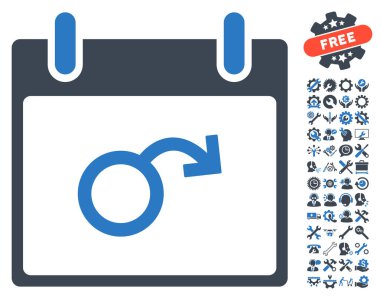 İktidarsızlık takvim gün vektör simge Bonus ile