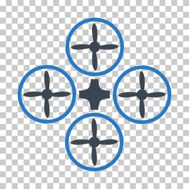 Quadcopter vektör Eps simgesi