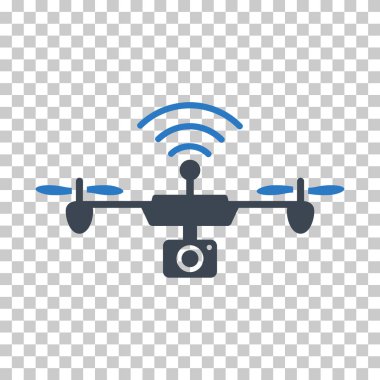 Radyo kamera Airdrone vektör Eps simgesi