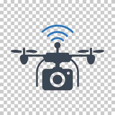 Radyo kamera dron vektör Eps simgesi