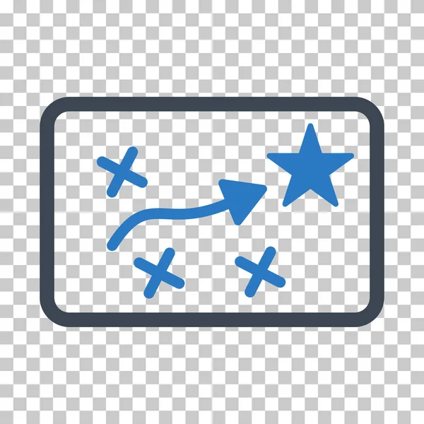 Plano de Rota Vector Eps Icon — Vetor de Stock