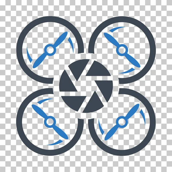 Obturador Drone Vector Eps icono — Archivo Imágenes Vectoriales