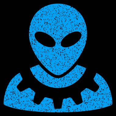 Yabancı mühendis grenli doku simgesi