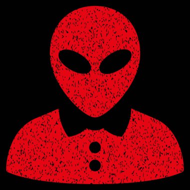 Yabancı kadın grenli doku simgesi