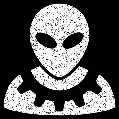 Yabancı mühendis grenli doku simgesi