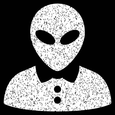 Yabancı kadın grenli doku simgesi