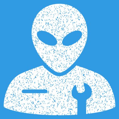 Uzaylı mekanik grenli doku simgesi