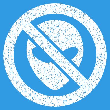 Yasak uzaylı grenli doku simgesi