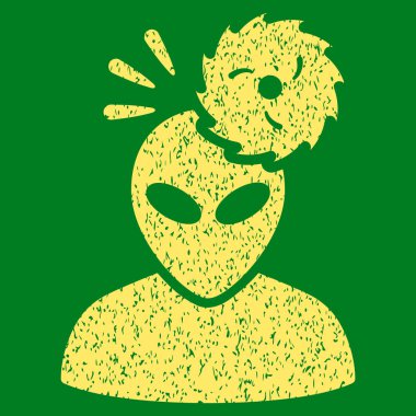 Uzaylı keşif grenli doku simgesi