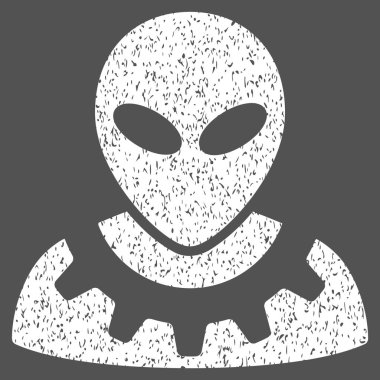 Yabancı mühendis grenli doku simgesi