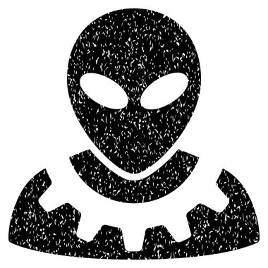 Yabancı mühendis grenli doku simgesi