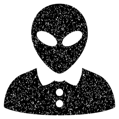 Yabancı kadın grenli doku simgesi