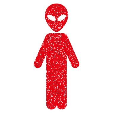 Uzaylı grenli doku simgesi