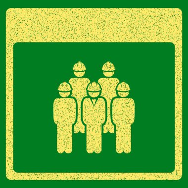 Personel sayfa grenli doku simgesini takvim