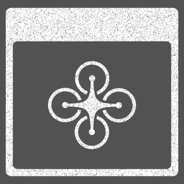 Hava helikopter takvim sayfası grenli doku simgesi