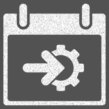 COG Tümleştirme takvim gün grenli doku simgesi