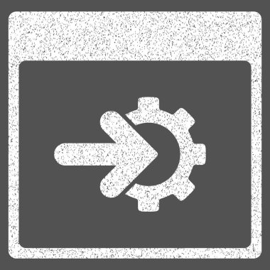 COG Tümleştirme takvim sayfası grenli doku simgesi
