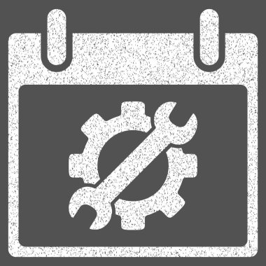 Yapılandırma araçları takvim gün grenli doku simgesi