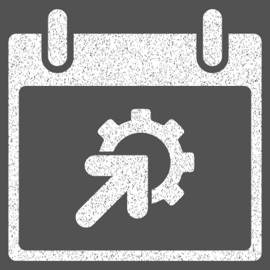 Dişli Tümleştirme takvim gün grenli doku simgesi