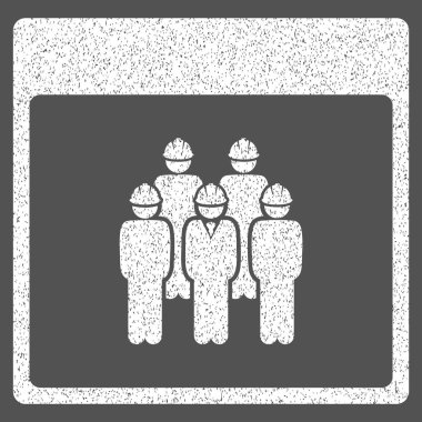 Personel sayfa grenli doku simgesini takvim