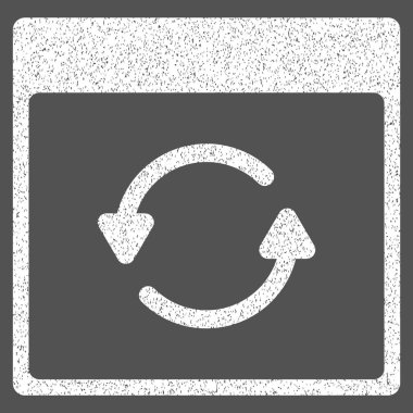 Update takvim sayfası grenli doku simgesi