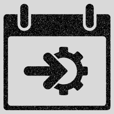 COG Tümleştirme takvim gün grenli doku simgesi