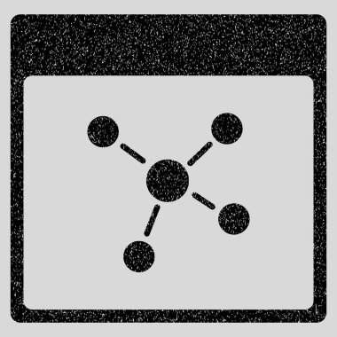 Bağlantıları sayfa grenli doku simgesini takvim