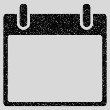 Boş Takvim yaprak grenli doku simgesi