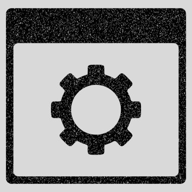 Vites seçenekleri sayfa grenli doku simgesini takvim