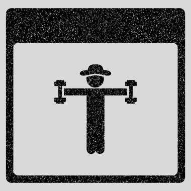 Beyefendi Fitness takvim sayfası grenli doku simgesi