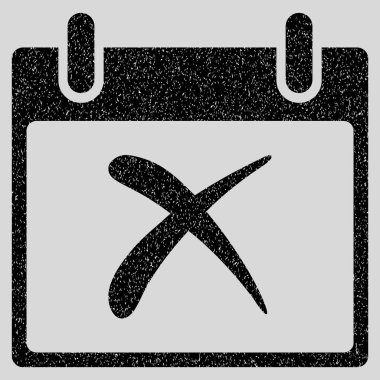 Takvim gün grenli doku simgesini reddetmek