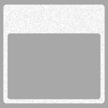 Takvim sayfası şablon grenli doku simgesi