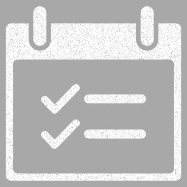 Öğeleri takvim gün grenli doku simgesini kontrol