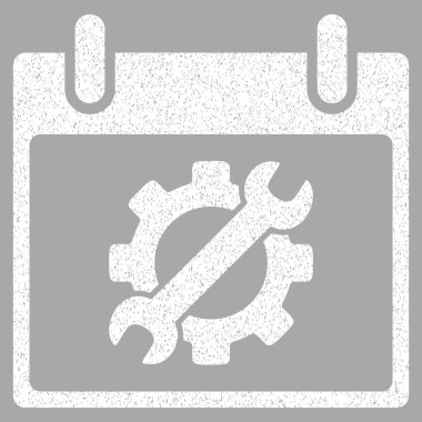 Yapılandırma araçları takvim gün grenli doku simgesi