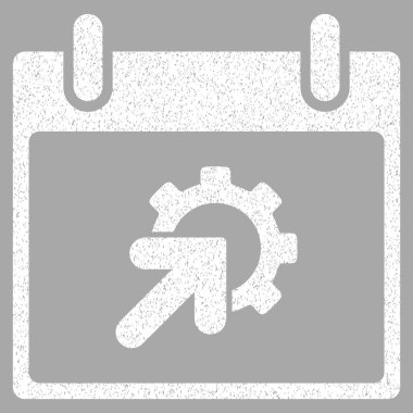 Dişli Tümleştirme takvim gün grenli doku simgesi