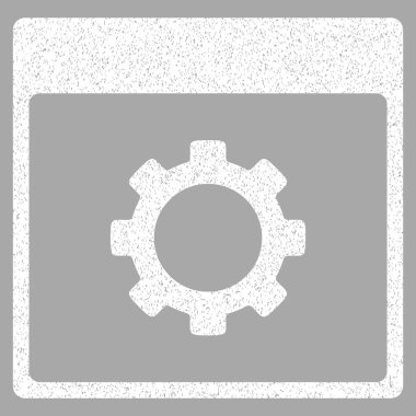 Vites seçenekleri sayfa grenli doku simgesini takvim