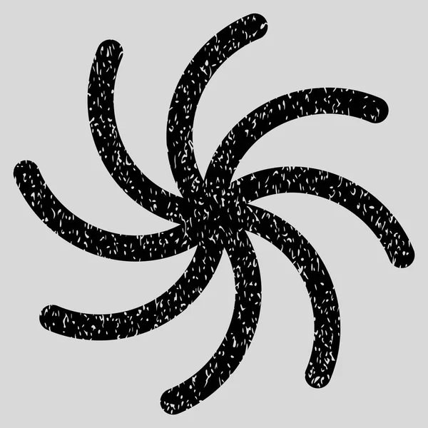 Spiral Grainy Texture Icon — Stock Vector