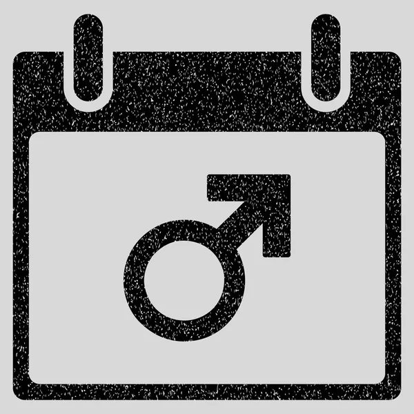 Mars erkek sembol takvim gün grenli doku simgesini